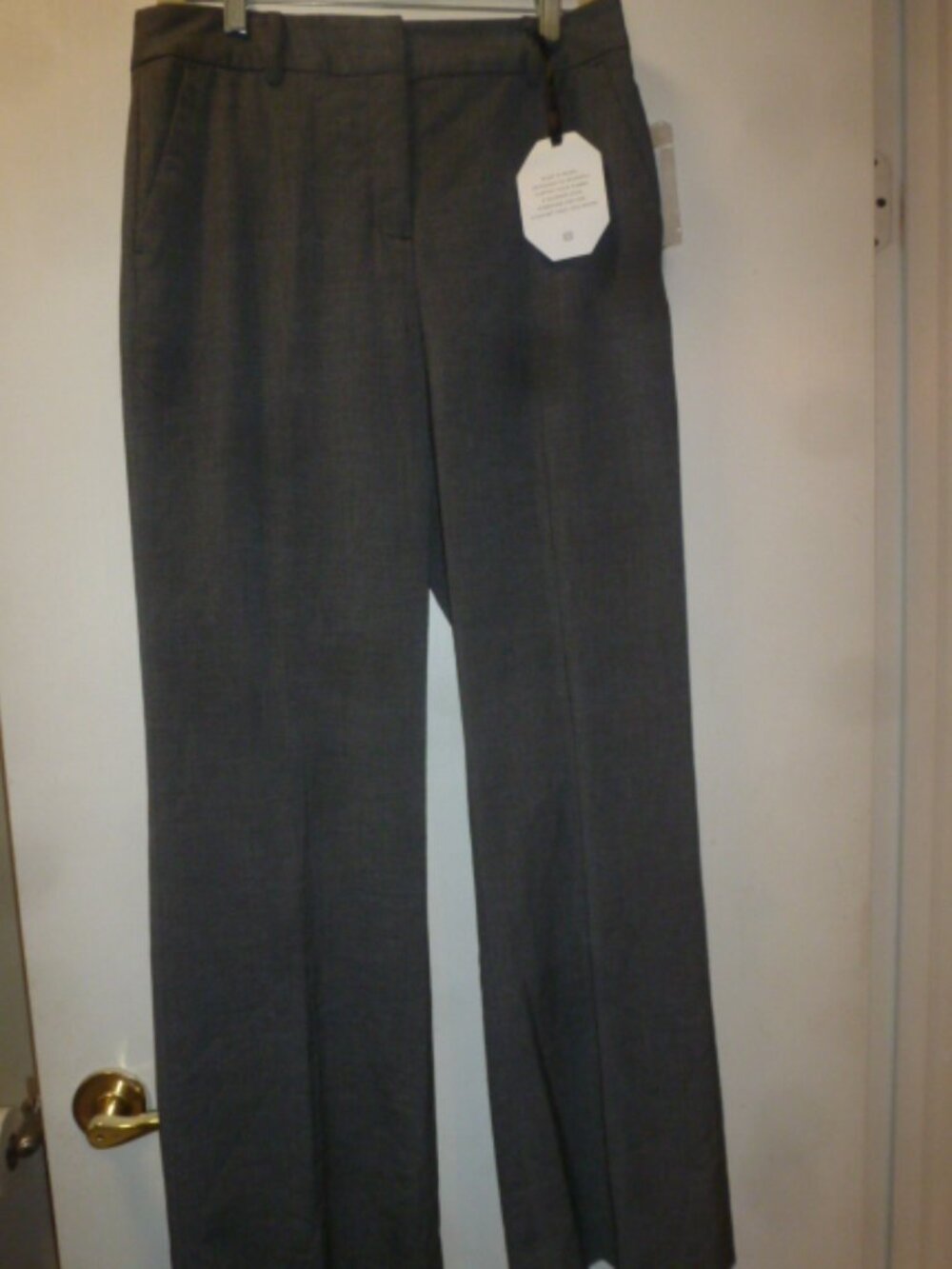 Liz Claiborne Sophie Dress Pants Women Size 6 NWT Black Straight Leg Trouser
